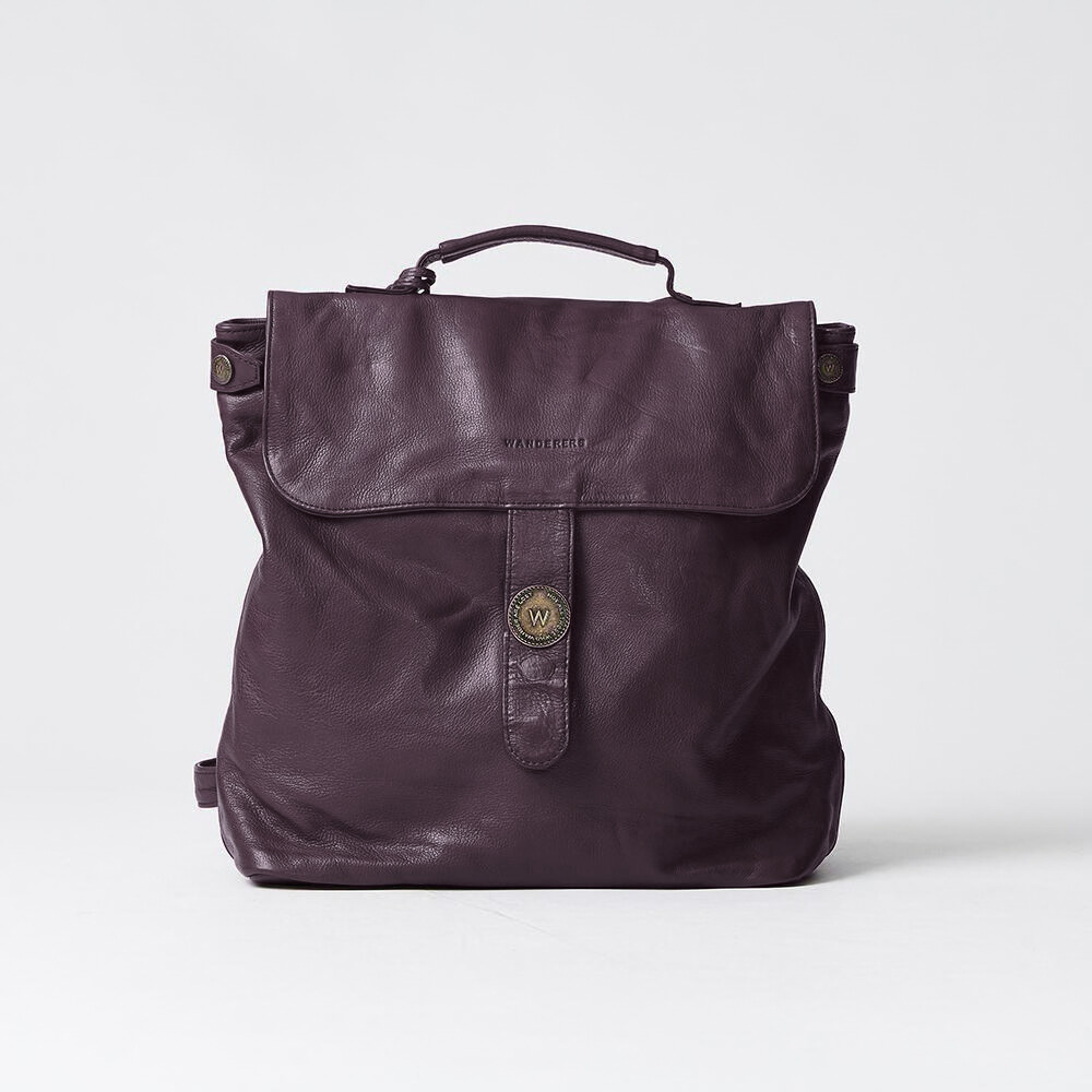 bondi leather backpack blue The Bondi backpack – The Wanderers Travel Co