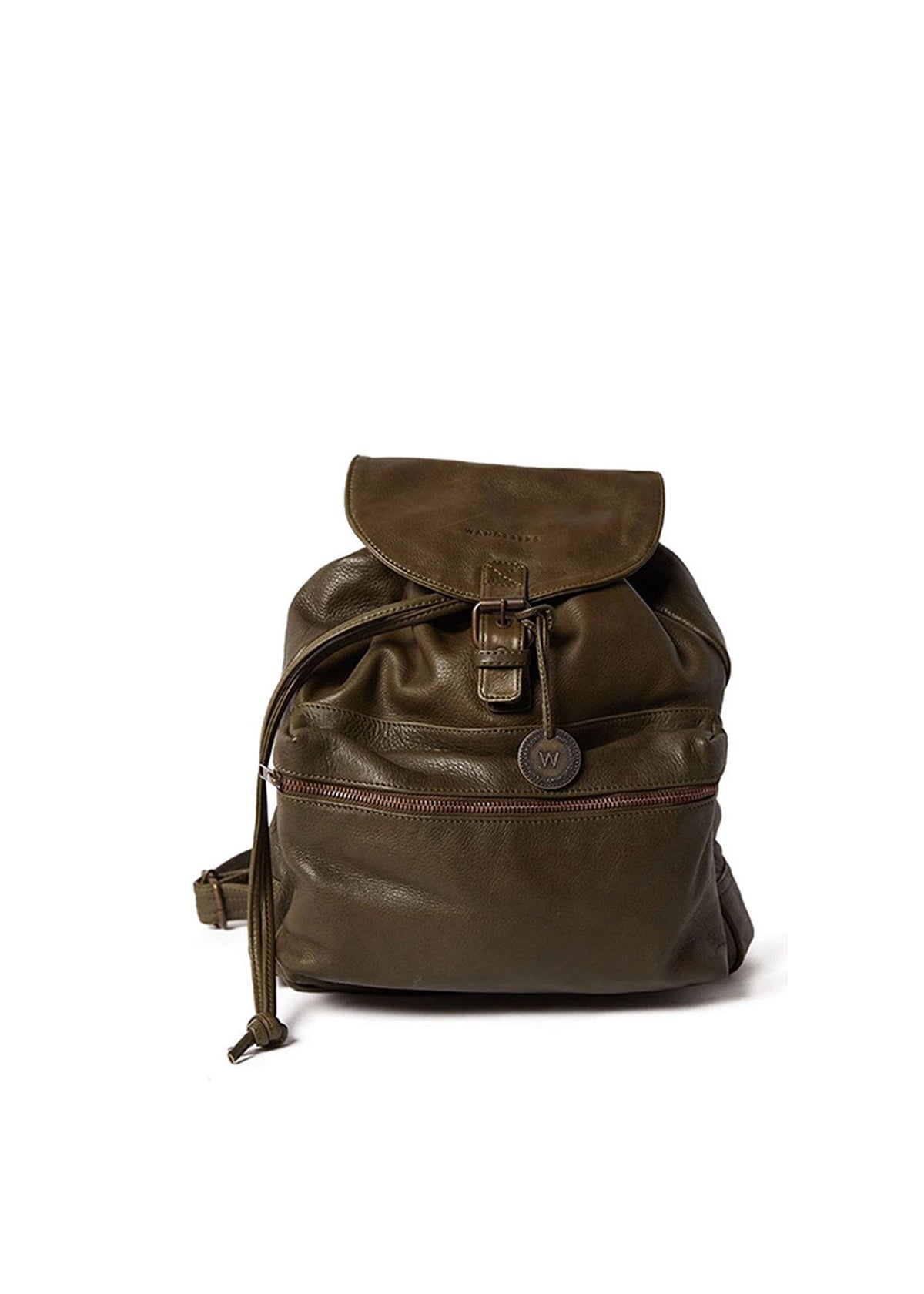 Wanderers Travel Co. Byron Backpack – Olive Green Leather EUC The Byron – The Wanderers Travel Co. US main image 3