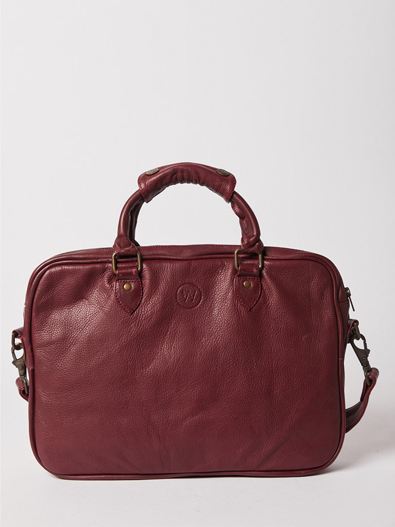 Burgundy 2024 laptop bag